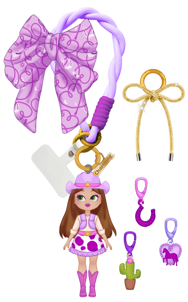 Jakks Pacific - Charming - Cowgirl Doll Charm
