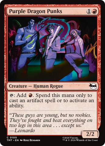 Magic | Purple Dragon Punks [Teenage Mutant Ninja Turtles] | The Nerd Merchant
