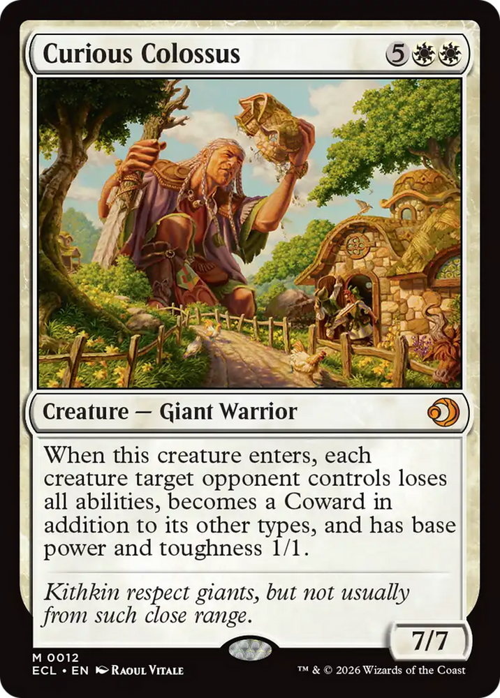 Magic | Curious Colossus [Lorwyn Eclipsed] | The Nerd Merchant