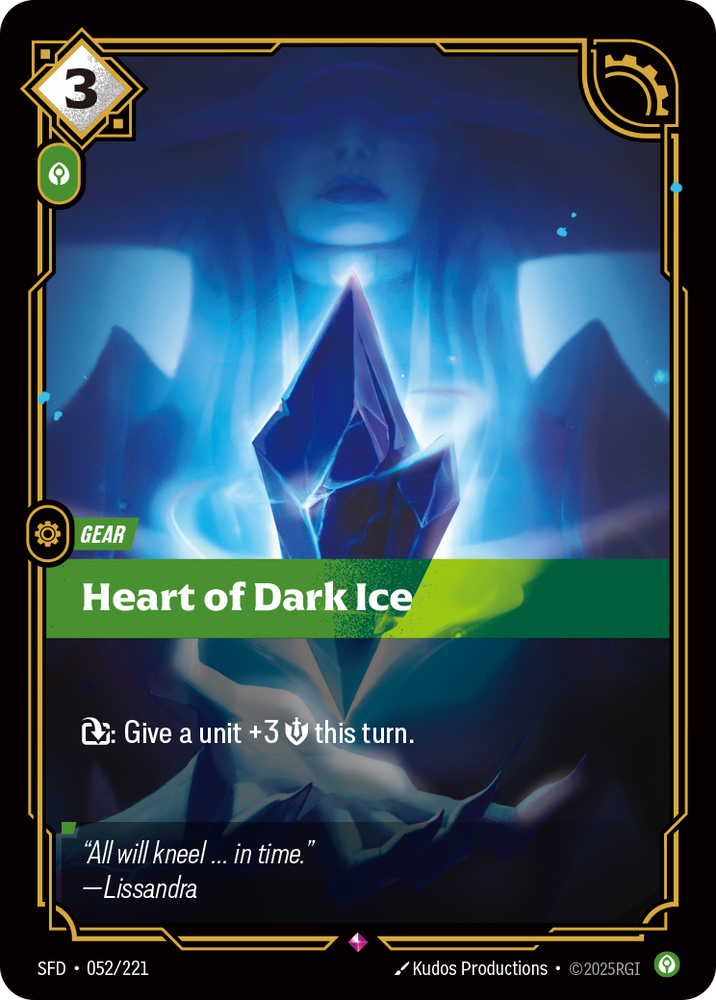 Heart of Dark Ice (Foil) - Spiritforged #52