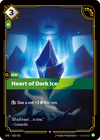 Heart of Dark Ice (Foil) - Spiritforged #52