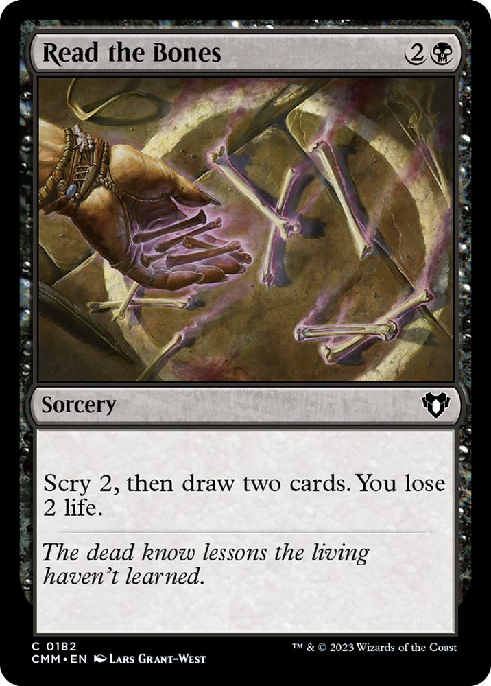 Magic | Read the Bones [Commander Masters] | The Nerd Merchant