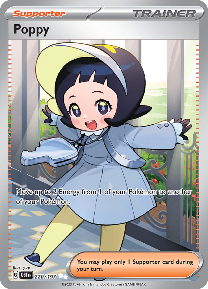 Pokemon | Poppy (220/197) [Scarlet & Violet: Obsidian Flames] | The Nerd Merchant
