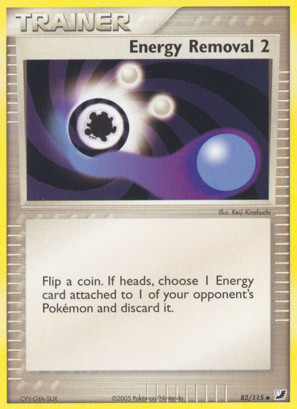 Pokemon | Energy Removal 2 (82/115) [EX: Unseen Forces] | The Nerd Merchant