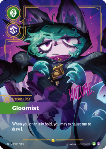 Vex - Gloomist (Signature) (Foil) - Unleashed (232*/219)