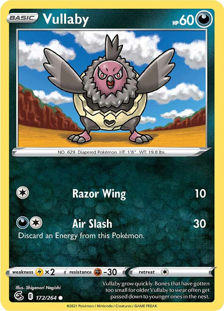 Pokemon | Vullaby (172/264) [Sword & Shield: Fusion Strike] | The Nerd Merchant