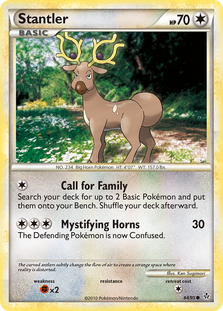 Pokemon | Stantler (64/95) [HeartGold & SoulSilver: Unleashed] | The Nerd Merchant