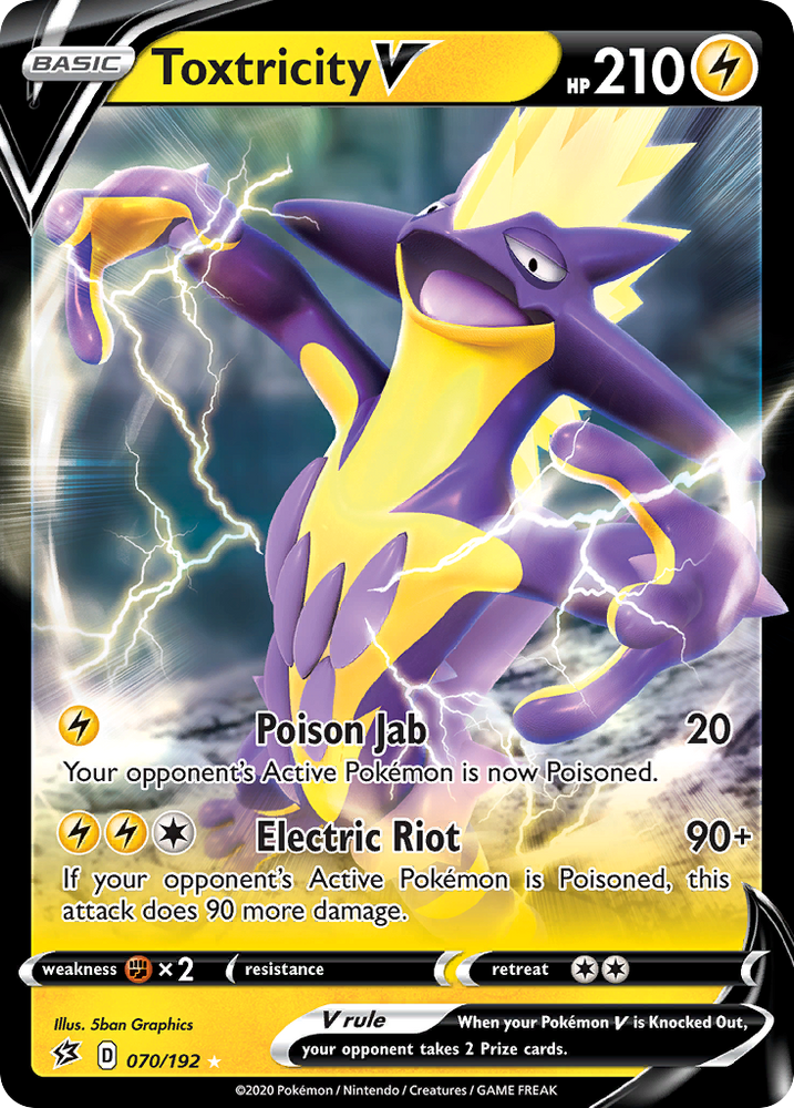 Pokemon | Toxtricity V (070/192) [Sword & Shield: Rebel Clash] | The Nerd Merchant