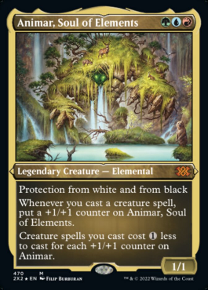 Magic | Animar, Soul of Elements (Foil Etched) [Double Masters 2022] | The Nerd Merchant