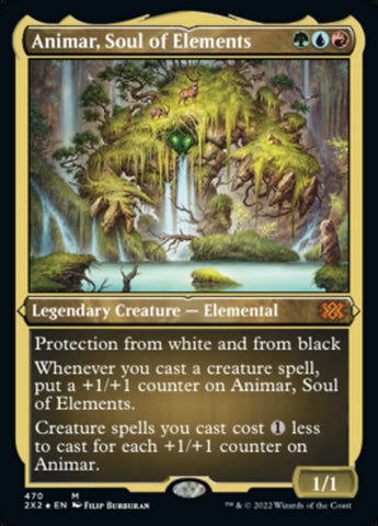Magic | Animar, Soul of Elements (Foil Etched) [Double Masters 2022] | The Nerd Merchant