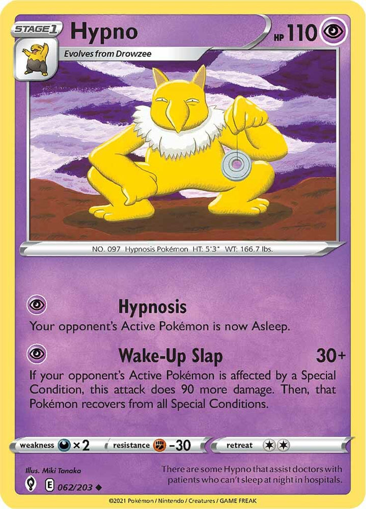 Pokemon | Hypno (062/203) [Sword & Shield: Evolving Skies] | The Nerd Merchant