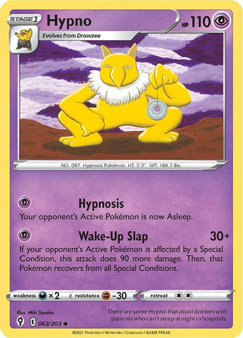 Pokemon | Hypno (062/203) [Sword & Shield: Evolving Skies] | The Nerd Merchant
