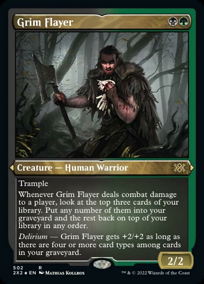 Magic | Grim Flayer (Foil Etched) [Double Masters 2022] | The Nerd Merchant