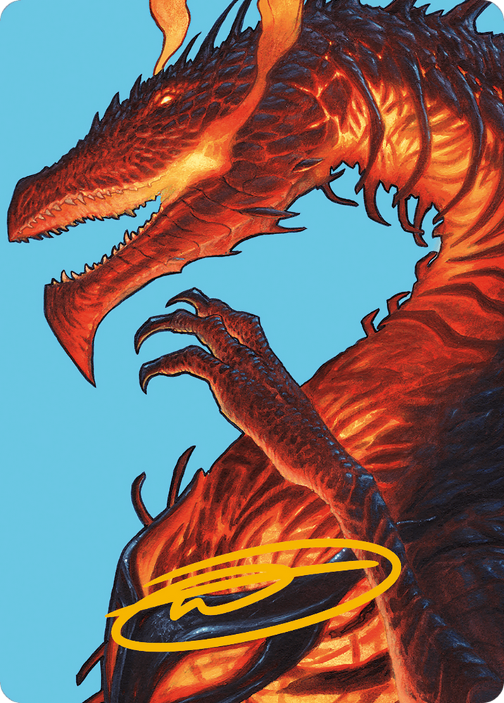 Magic | Herigast, Erupting Nullkite Art Card (Gold-Stamped Signature) [Modern Horizons 3 Art Series] | The Nerd Merchant