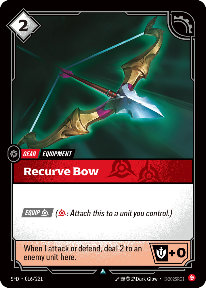 Recurve Bow (Foil) - Spiritforged #16