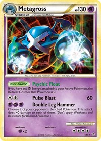 Pokemon | Metagross (4/95) (Cracked Ice Holo) (Theme Deck Exclusive) [HeartGold & SoulSilver: Unleashed] | The Nerd Merchant