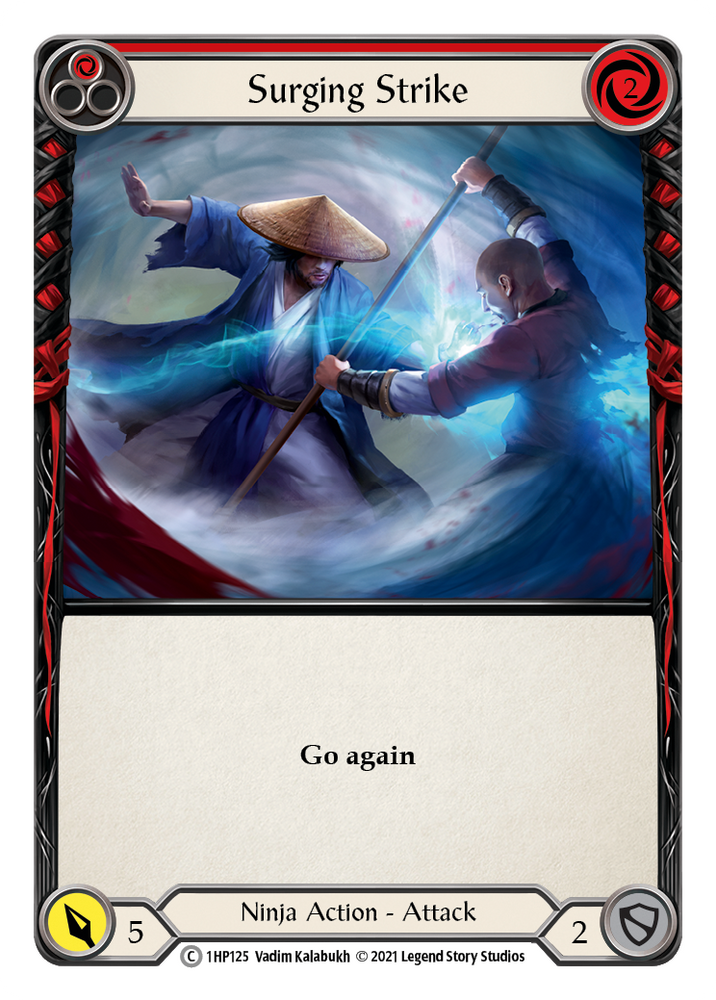Flesh and Blood TCG | Surging Strike (Red) [1HP125] (History Pack 1) | The Nerd Merchant