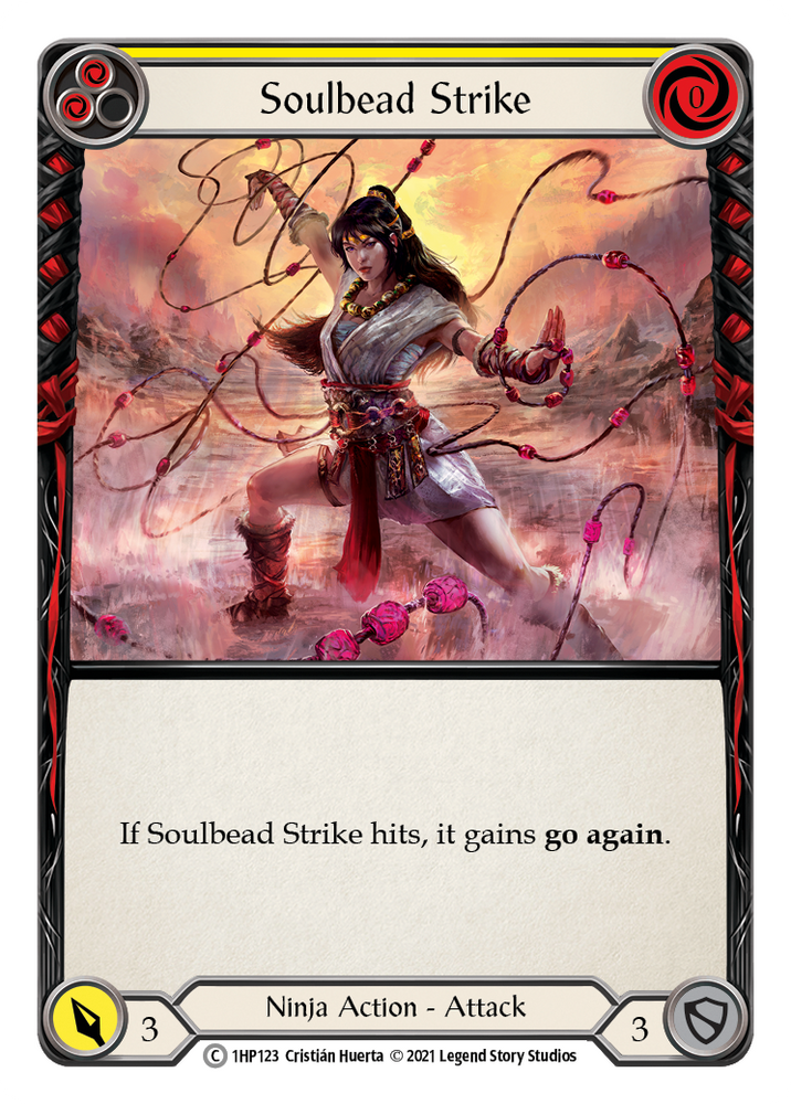 Flesh and Blood TCG | Soulbead Strike (Yellow) [1HP123] (History Pack 1) | The Nerd Merchant