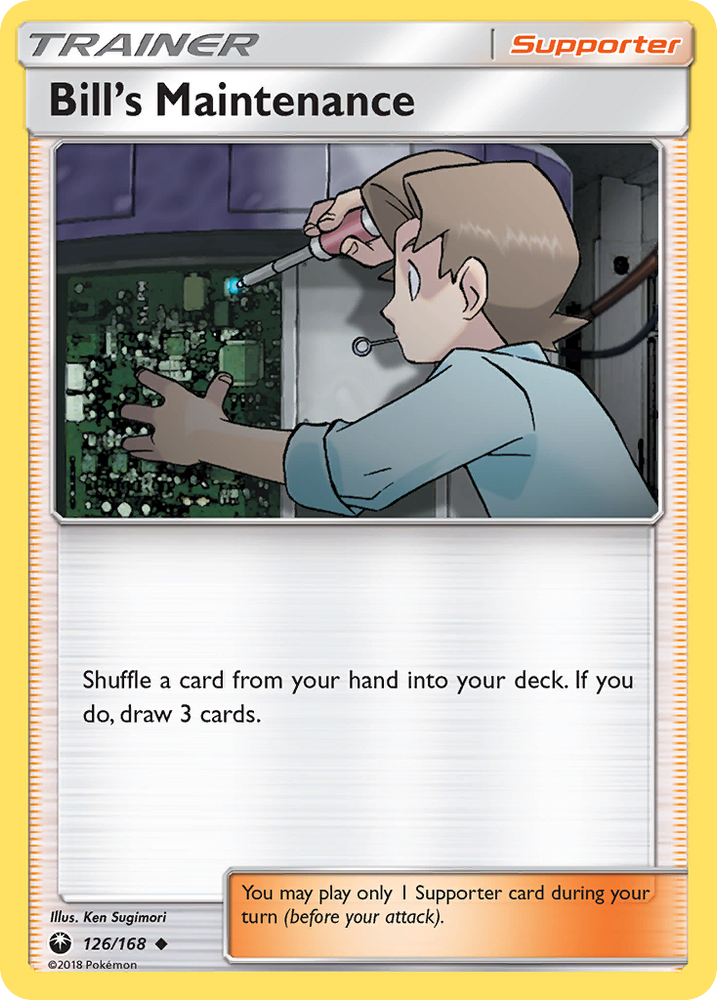 Pokemon | Bill's Maintenance (126/168) [Sun & Moon: Celestial Storm] | The Nerd Merchant
