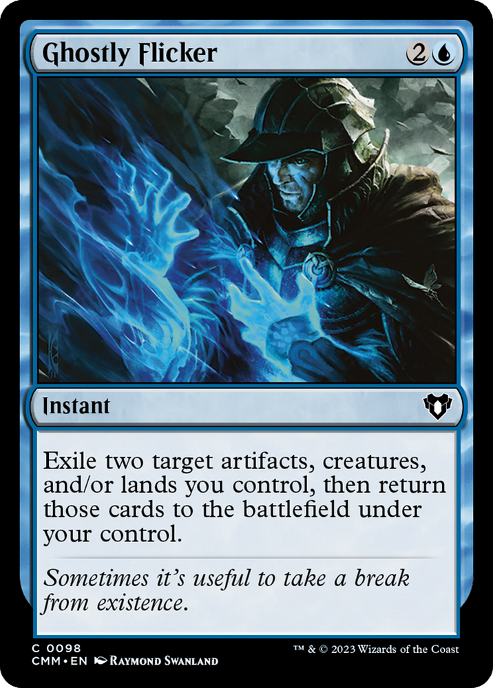 Magic | Ghostly Flicker [Commander Masters] | The Nerd Merchant
