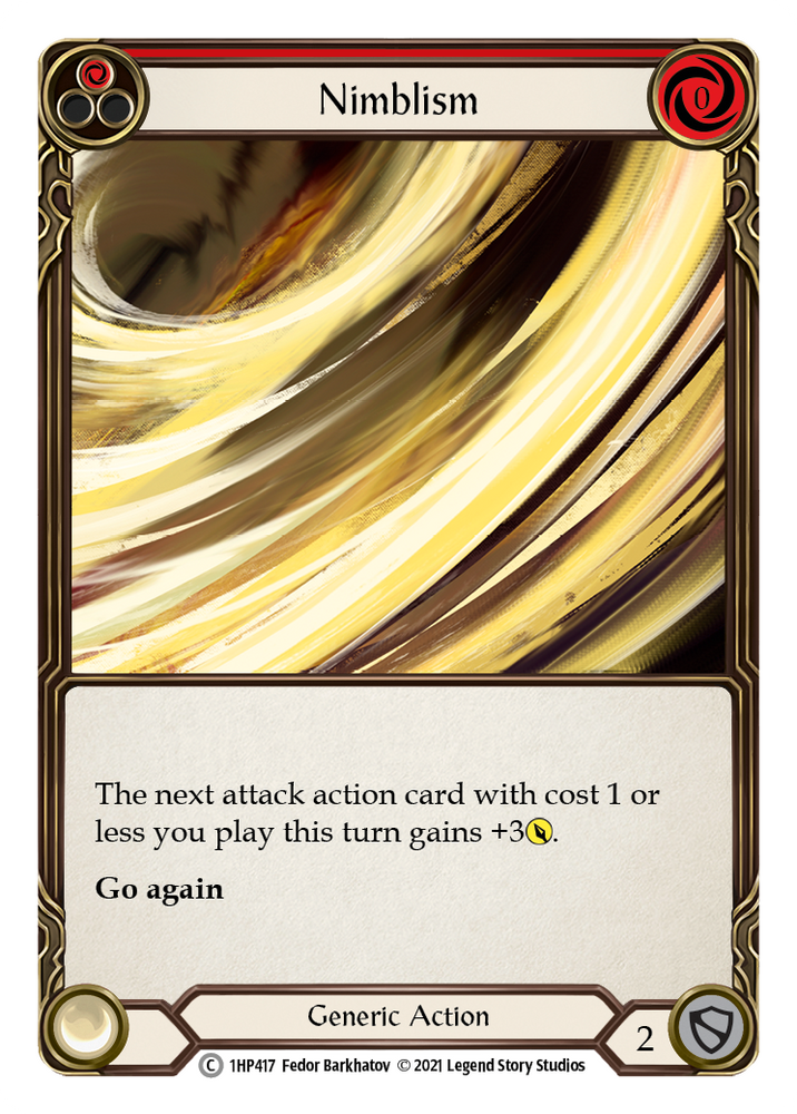 Flesh and Blood TCG | Nimblism (Red) [1HP417] (History Pack 1) | The Nerd Merchant
