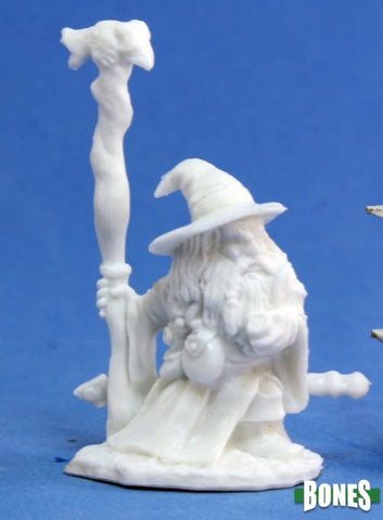 Reaper 77075: Khael Stonekindle, Dwarf Wizard Bones Classic