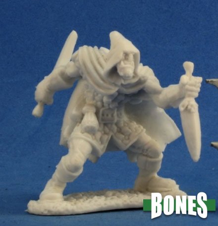 Reaper 77224: Rogan, Half Orc Thief Bones Classic