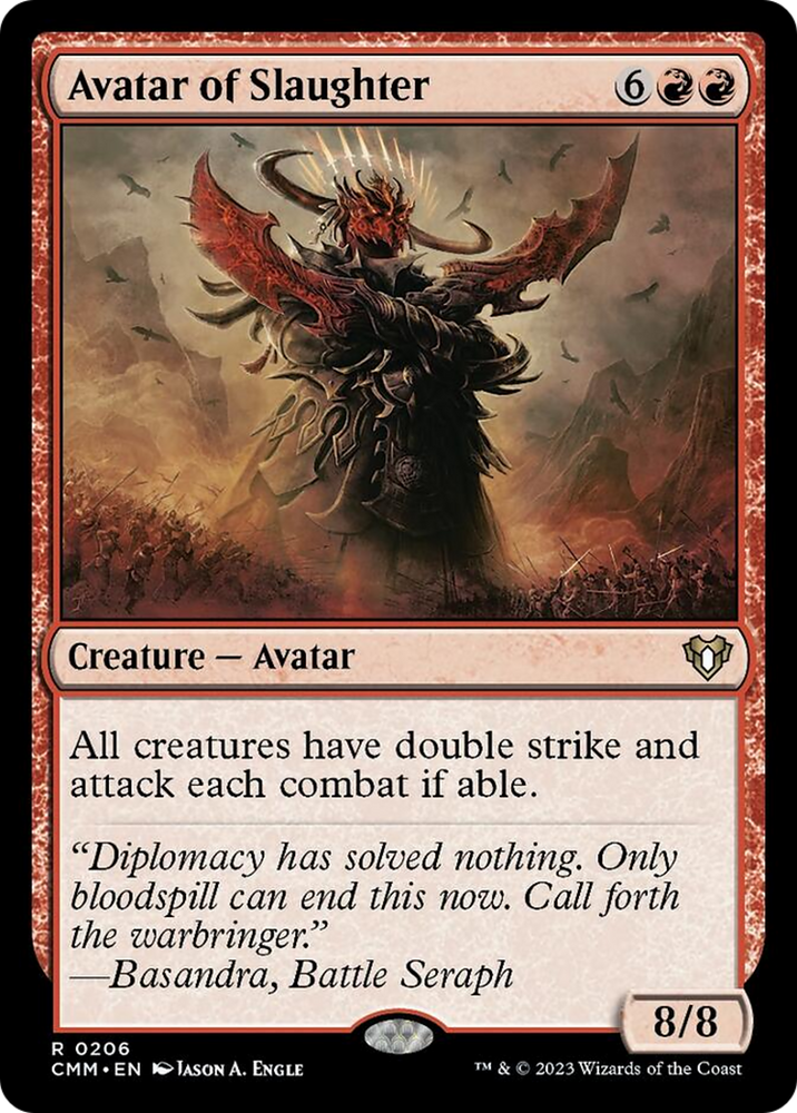Magic | Avatar of Slaughter [Commander Masters] | The Nerd Merchant