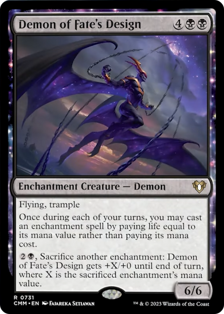 Magic | Demon of Fate's Design [Commander Masters] | The Nerd Merchant