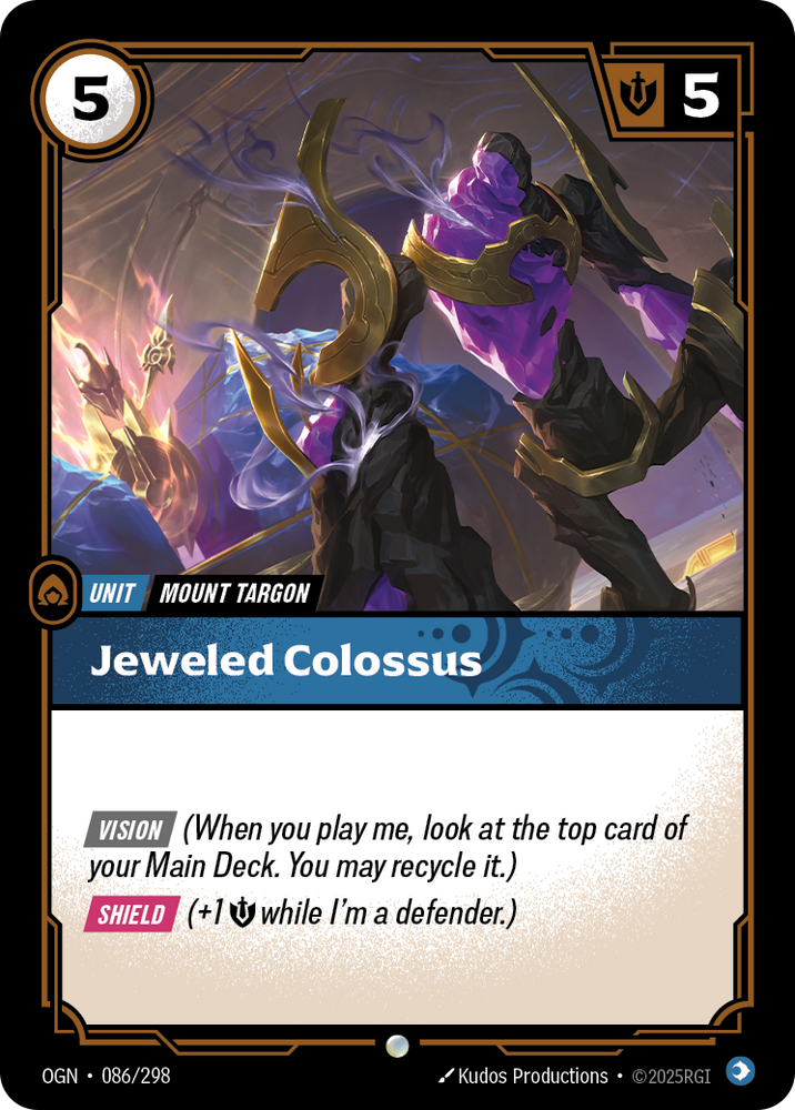 Jeweled Colossus (Foil) - Origins #86