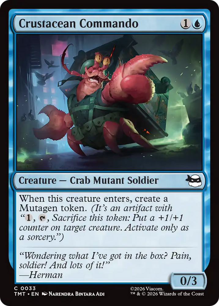 Magic | Crustacean Commando [Teenage Mutant Ninja Turtles] | The Nerd Merchant