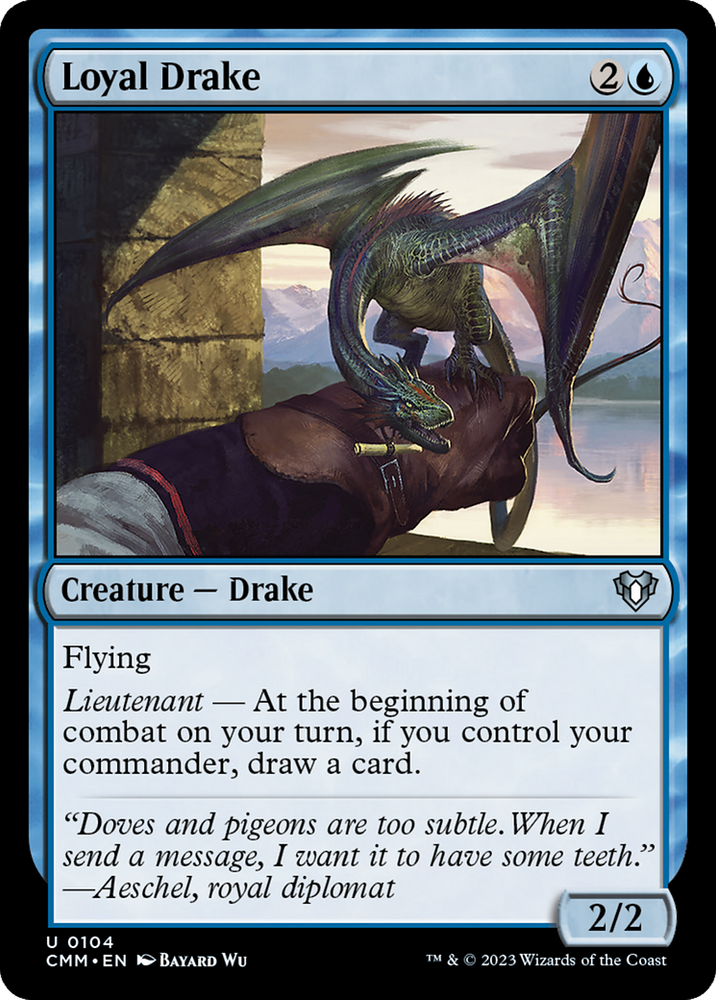 Magic | Loyal Drake [Commander Masters] | The Nerd Merchant