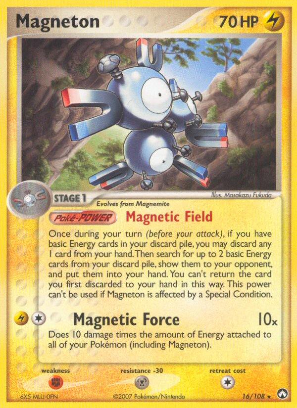 Pokemon | Magneton (16/108) [EX: Power Keepers] | The Nerd Merchant