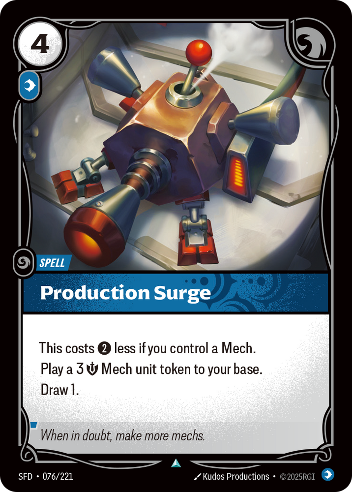 Production Surge (Foil) - Spiritforged #76