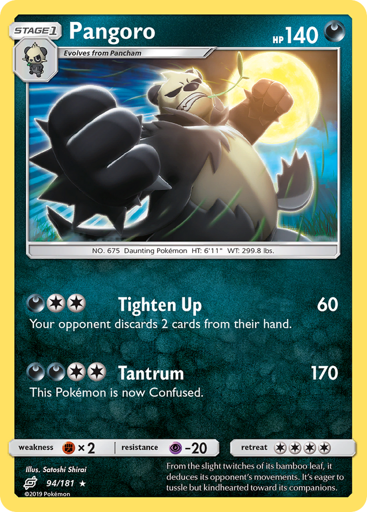 Pokemon | Pangoro (94/181) [Sun & Moon: Team Up] | The Nerd Merchant