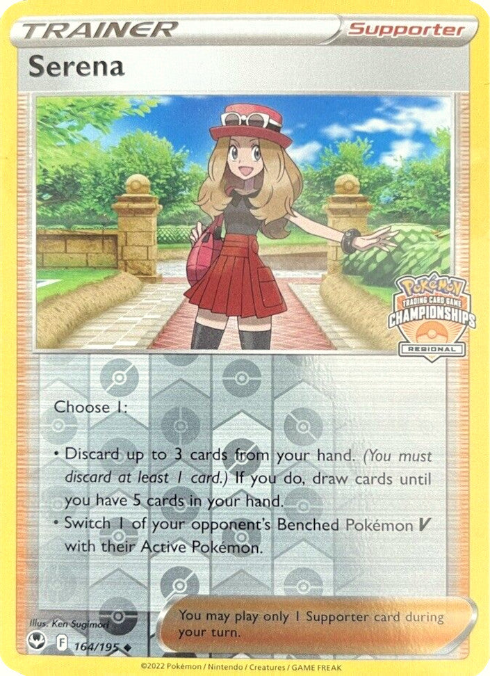 Pokemon | Serena (164/195) (Regional Championships) [Sword & Shield: Silver Tempest] | The Nerd Merchant