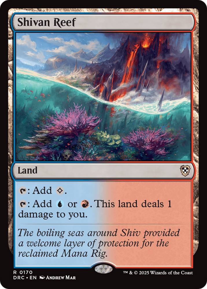 Magic | Shivan Reef [Aetherdrift Commander] | The Nerd Merchant