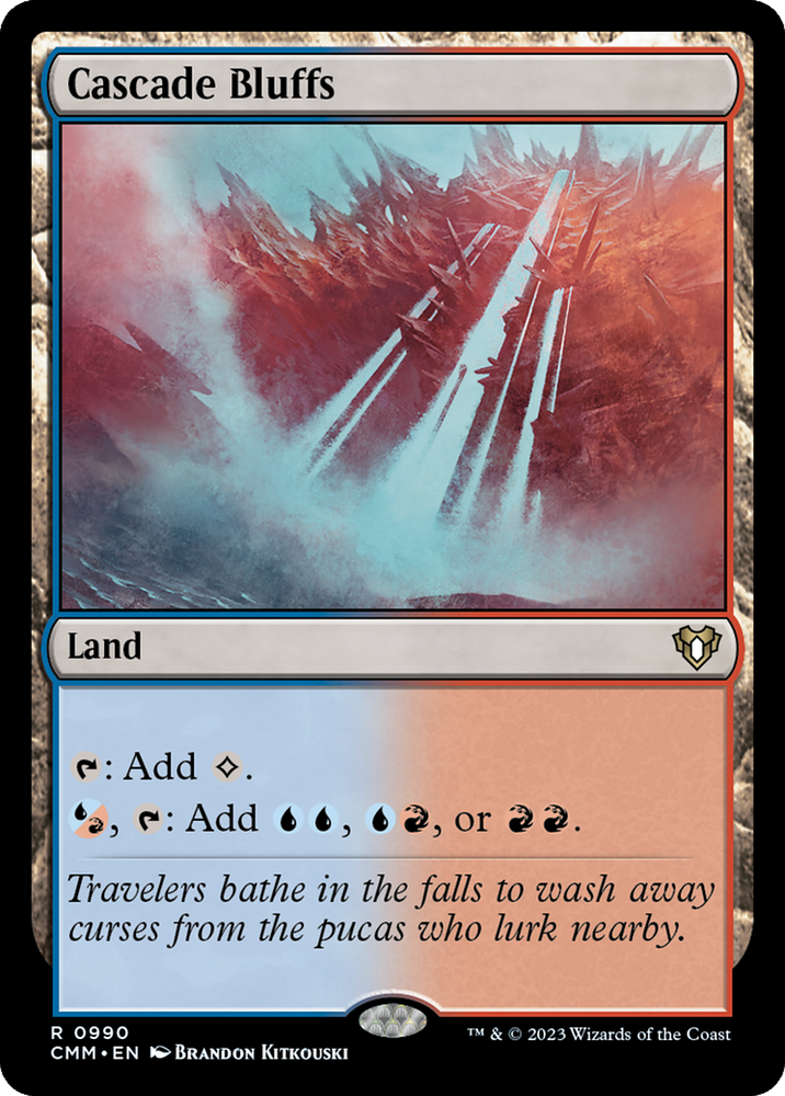 Magic | Cascade Bluffs [Commander Masters] | The Nerd Merchant