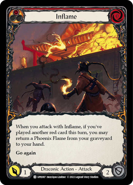 Flesh and Blood TCG | Inflame [UPR097] (Uprising) | The Nerd Merchant