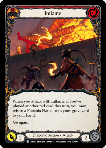 Flesh and Blood TCG | Inflame [UPR097] (Uprising) | The Nerd Merchant
