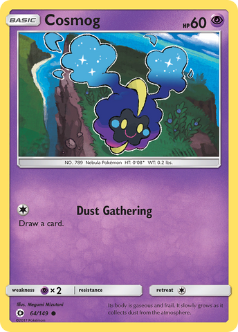 Pokemon | Cosmog (64/149) [Sun & Moon: Base Set] | The Nerd Merchant