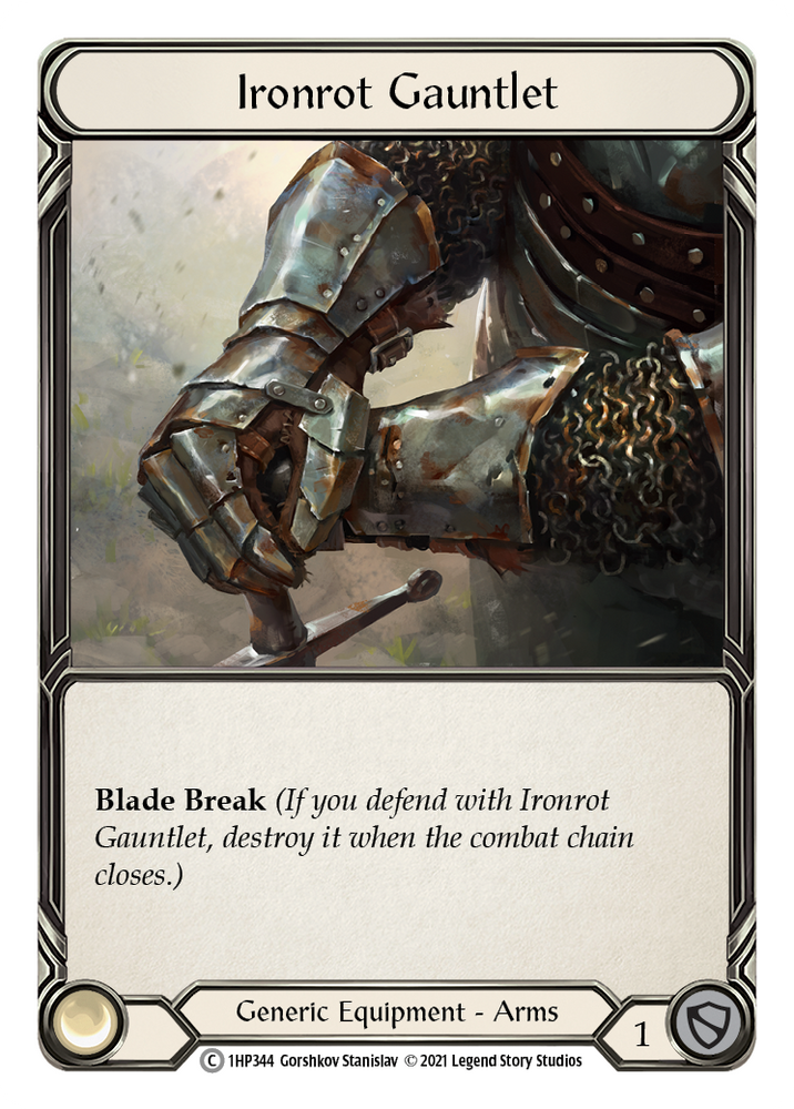 Flesh and Blood TCG | Ironrot Gauntlet [1HP344] (History Pack 1) | The Nerd Merchant