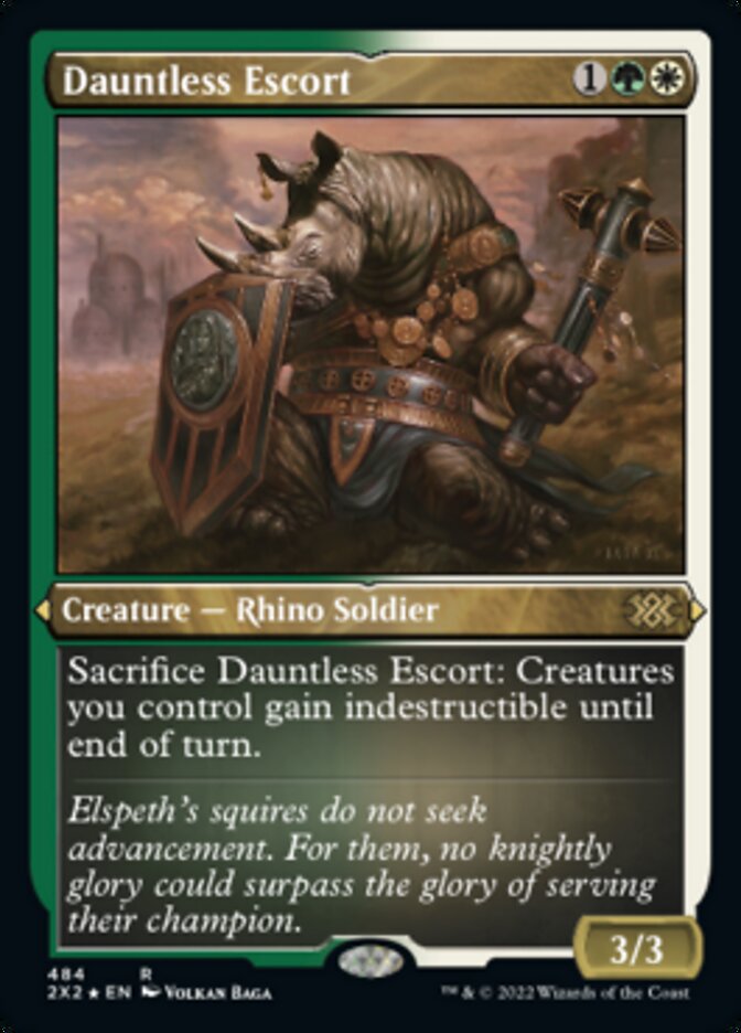 Magic | Dauntless Escort (Foil Etched) [Double Masters 2022] | The Nerd Merchant