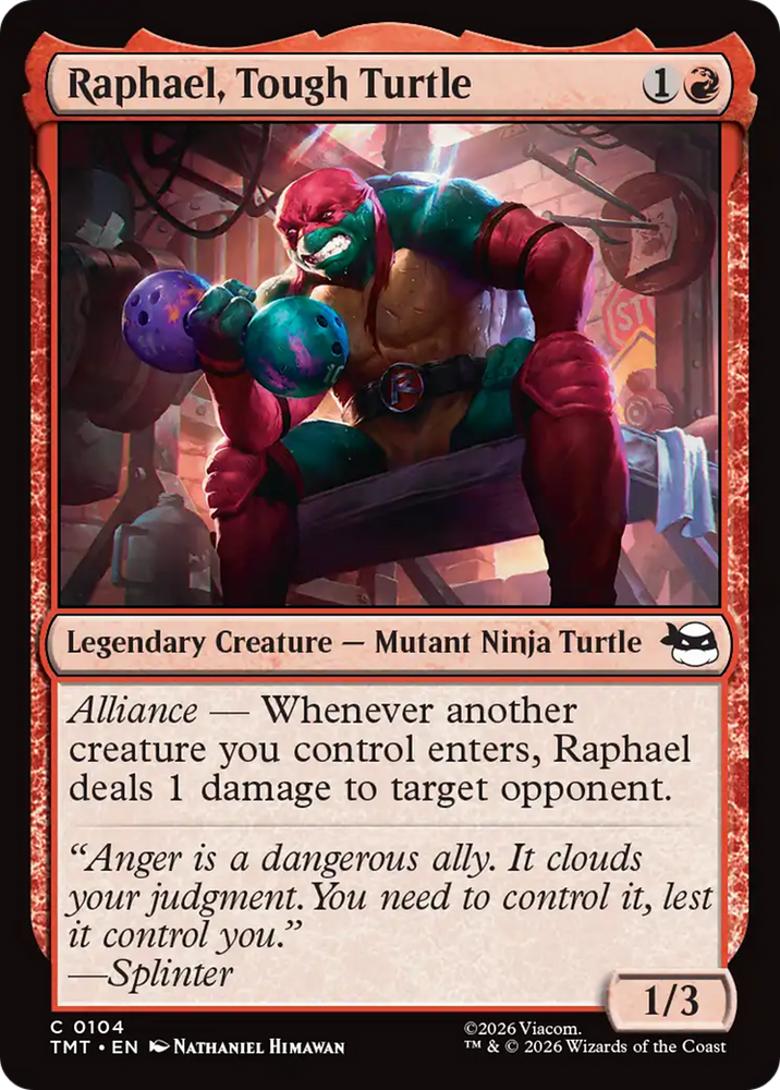 Magic | Raphael, Tough Turtle [Teenage Mutant Ninja Turtles] | The Nerd Merchant