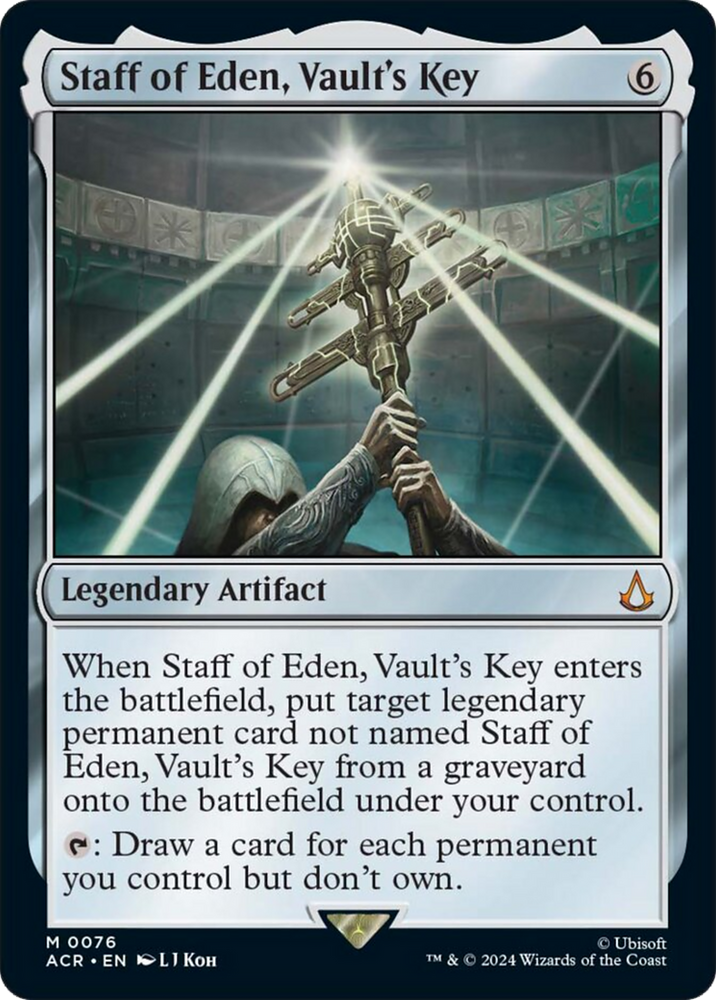 Magic | Staff of Eden, Vault's Key [Assassin's Creed] | The Nerd Merchant