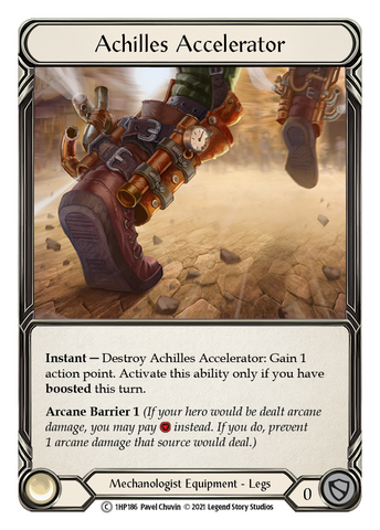 Flesh and Blood TCG | Achilles Accelerator [1HP186] (History Pack 1) | The Nerd Merchant