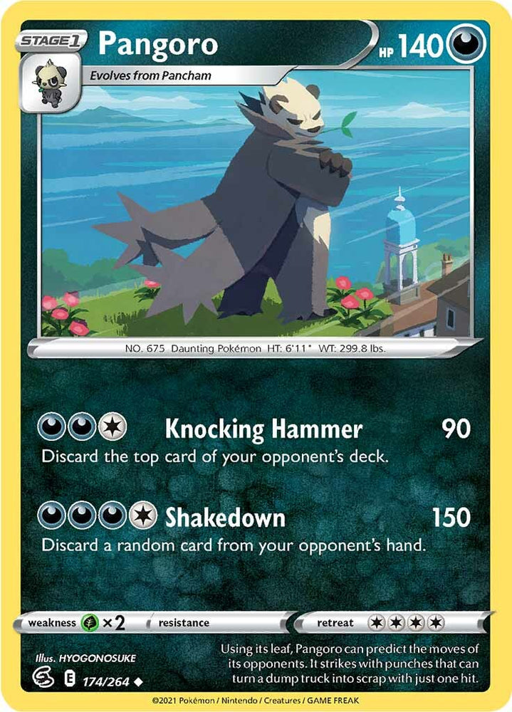 Pokemon | Pangoro (174/264) [Sword & Shield: Fusion Strike] | The Nerd Merchant