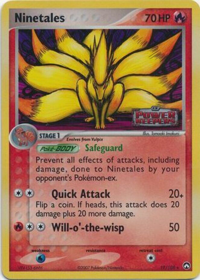 Pokemon | Ninetales (19/108) (Stamped) [EX: Power Keepers] | The Nerd Merchant