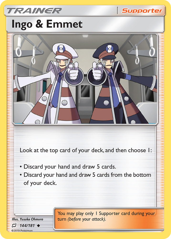 Pokemon | Ingo & Emmet (144/181) [Sun & Moon: Team Up] | The Nerd Merchant