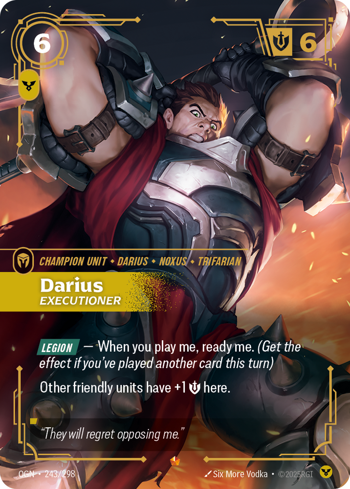 Darius, Executioner (Foil) - Origins #243